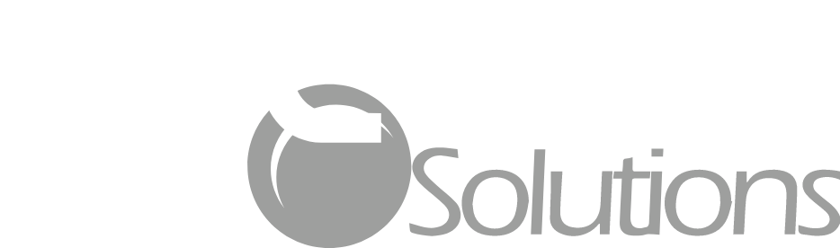 Logo selene solutions blanc et gris